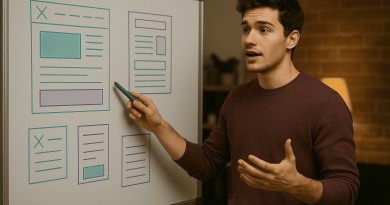 Студент готовит содержание работы